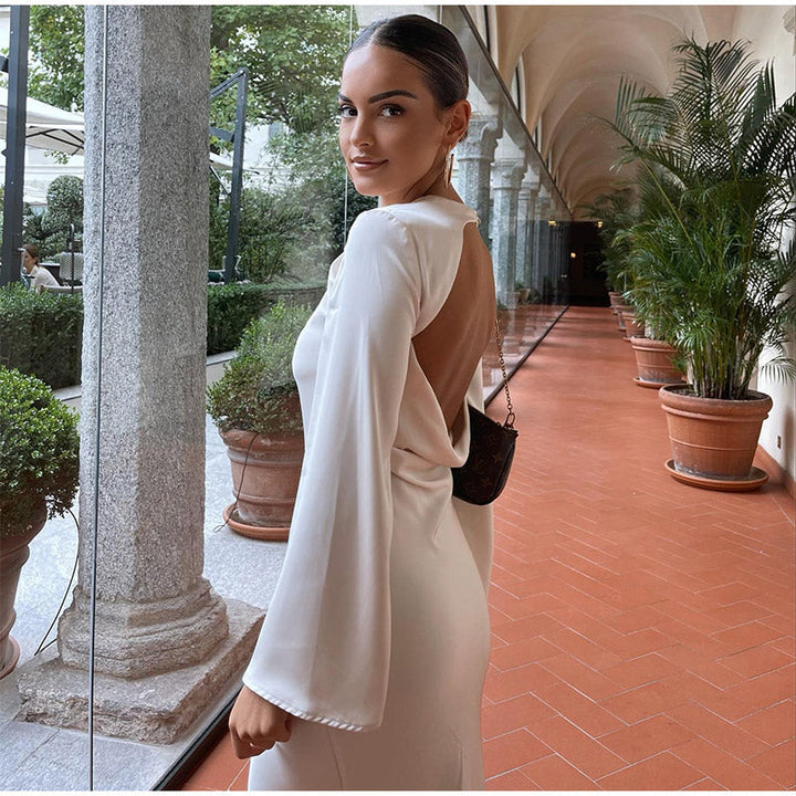 Elegante Jurk | Plooi Detail | Luxe en Tijdloos