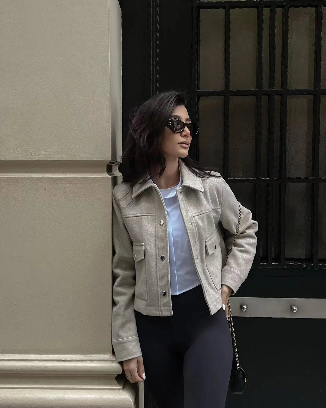 Cropped Jas | Stoer & Stijlvol | Tussenseizoen Must-Have