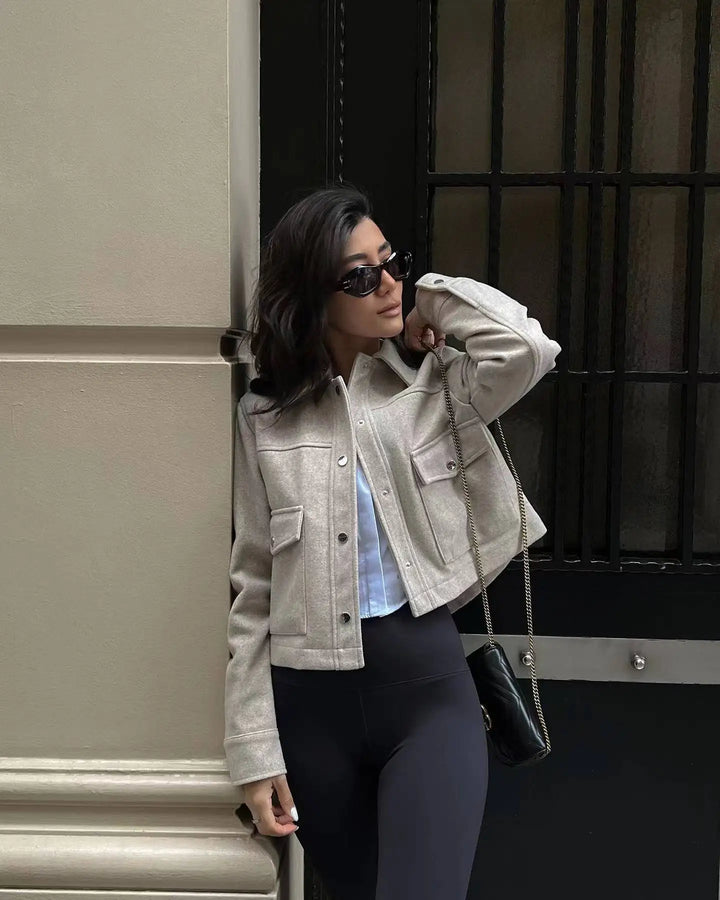 Cropped Jas | Stoer & Stijlvol | Tussenseizoen Must-Have