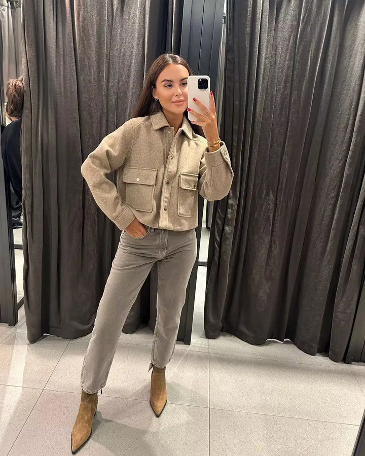 Cropped Jas | Stoer & Stijlvol | Tussenseizoen Must-Have