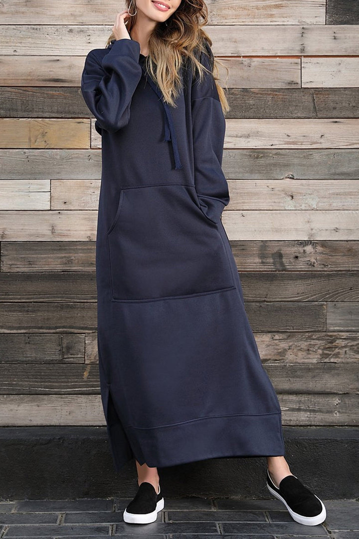 Hoodie Jurk | Casual & Comfortabel | Lange Maxi Pasvorm