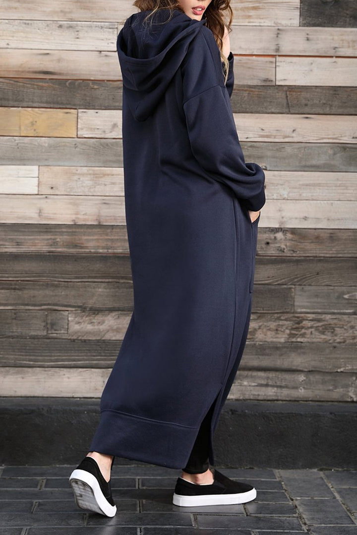 Hoodie Jurk | Casual & Comfortabel | Lange Maxi Pasvorm