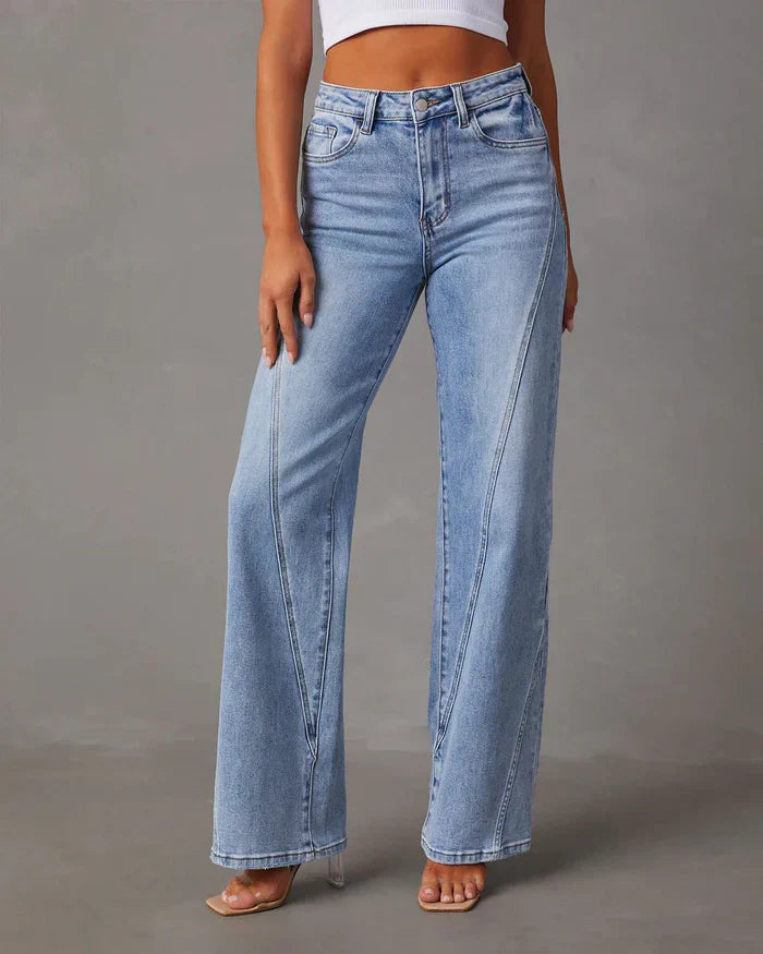 High Waist Wide Leg Jeans | Denim | Flatterende Pasvorm