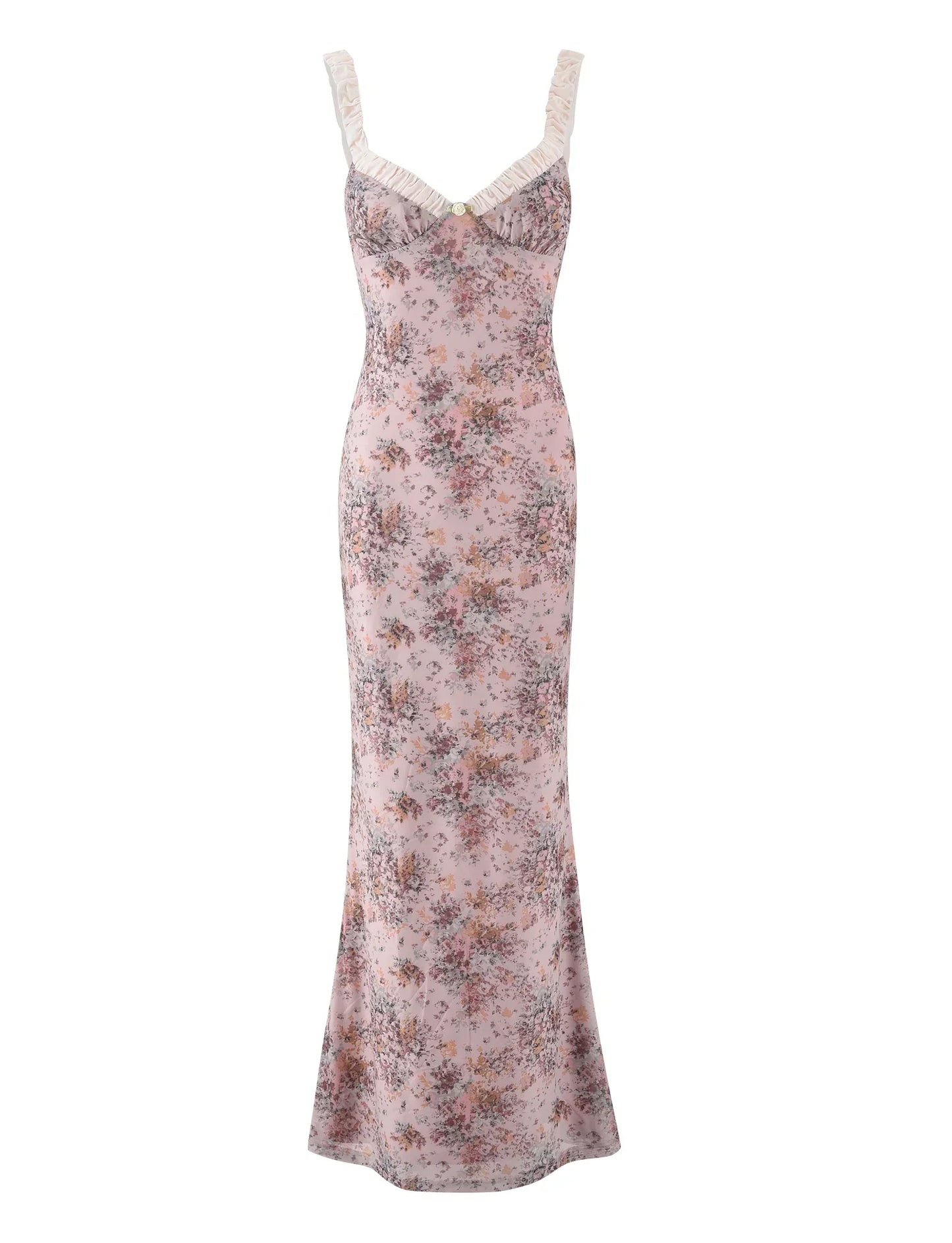 Maxi Jurk | Bloemenprint | Elegant en Verfijnd
