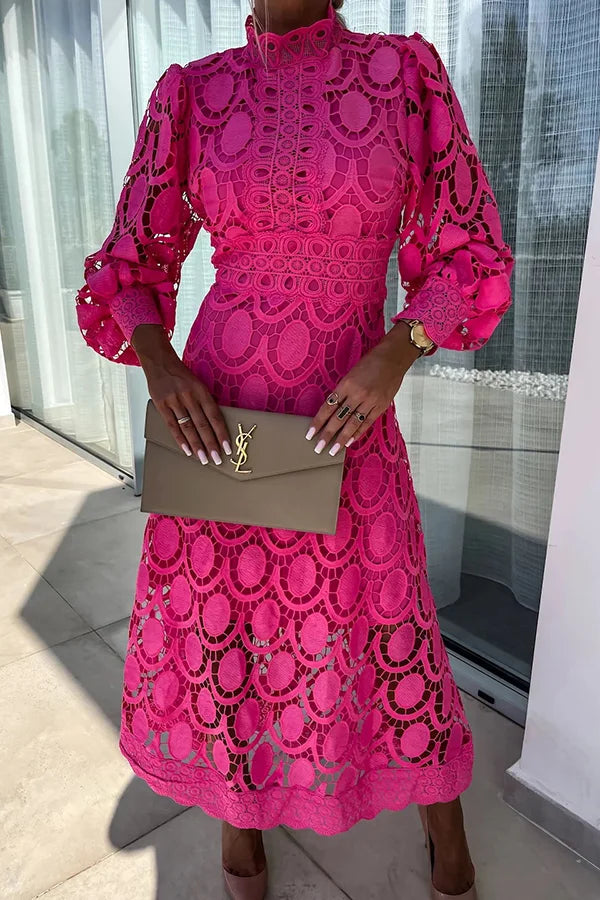 Kanten Midi-Jurk | Elegant & Tijdloos | Luxe Look