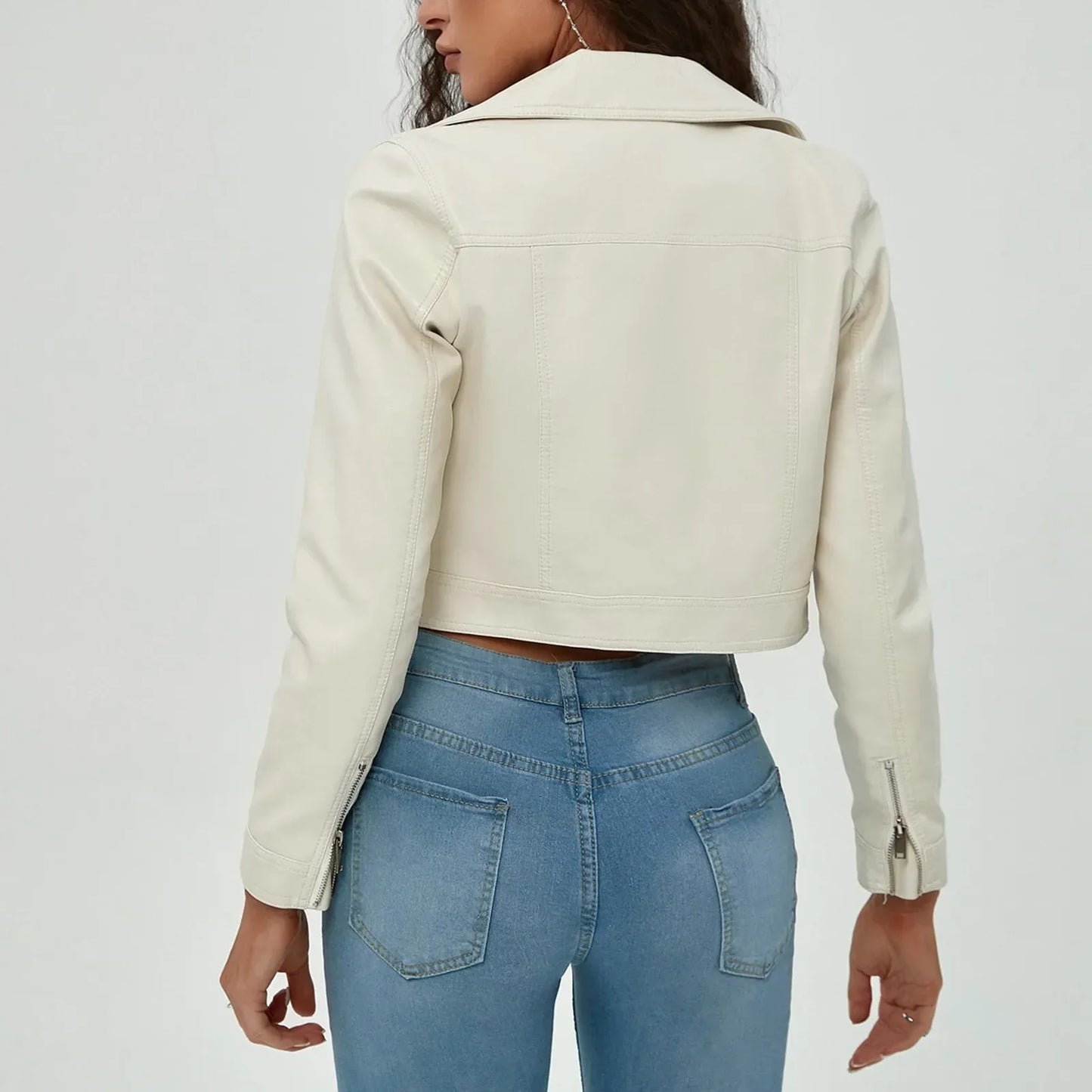 Leren Bikerjack | Kort Model | Stoer en Stijlvol
