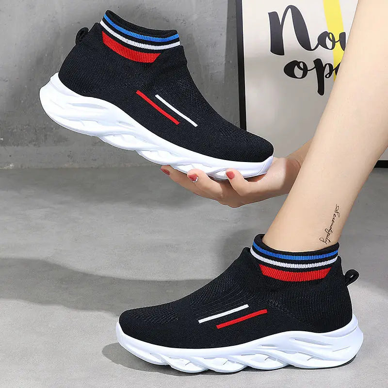 Dames Hoge Sneakers | Kleurrijk & Comfortabel | Voor Dagelijks Gebruik