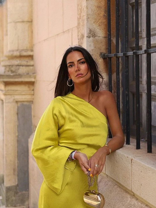 One-Shoulder Satijnen Jurk | Elegant | Chic en Verfijnd