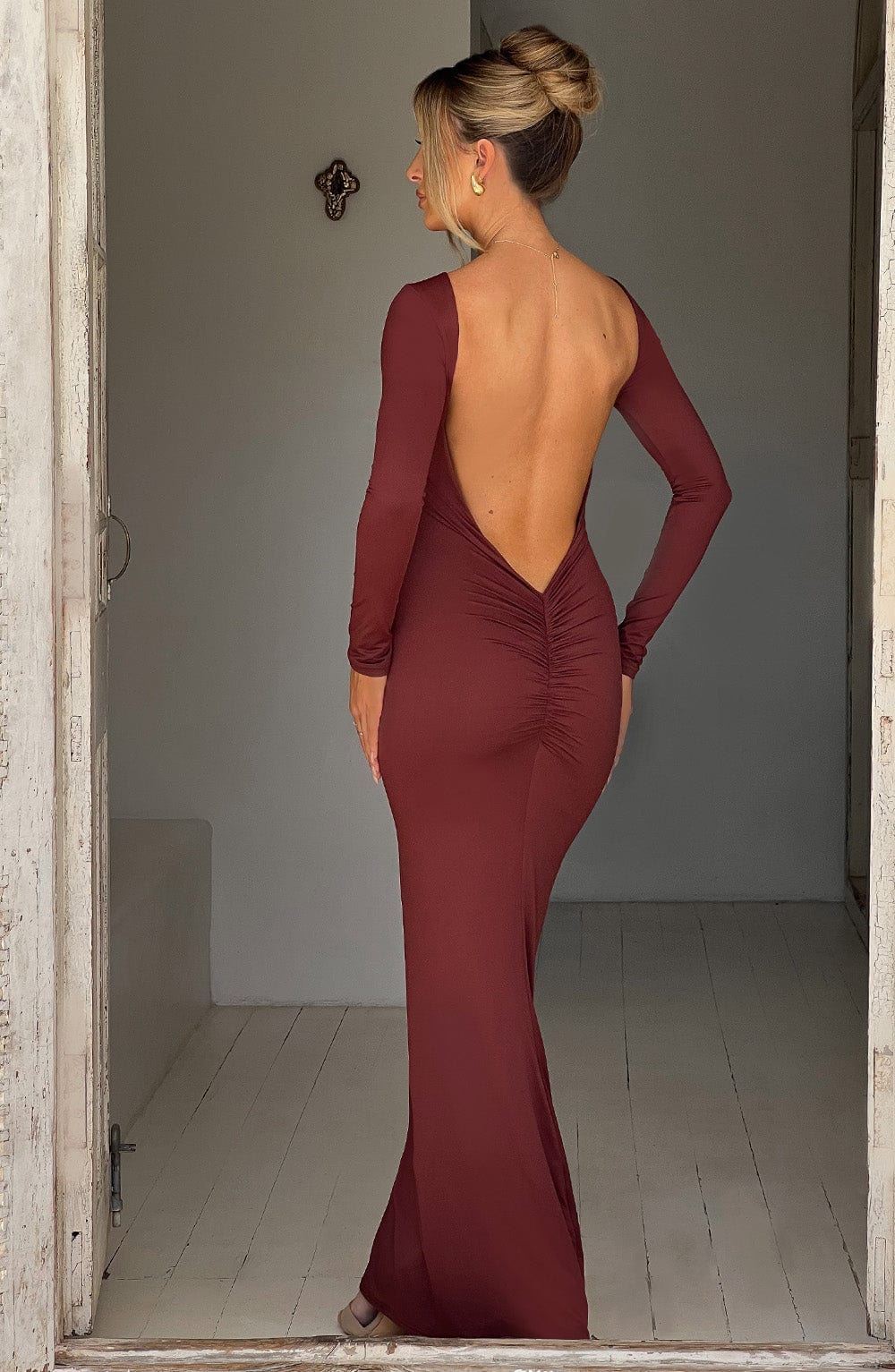 Lange Bodycon Jurk | Elegante Pasvorm | Stijlvol en Verfijnd