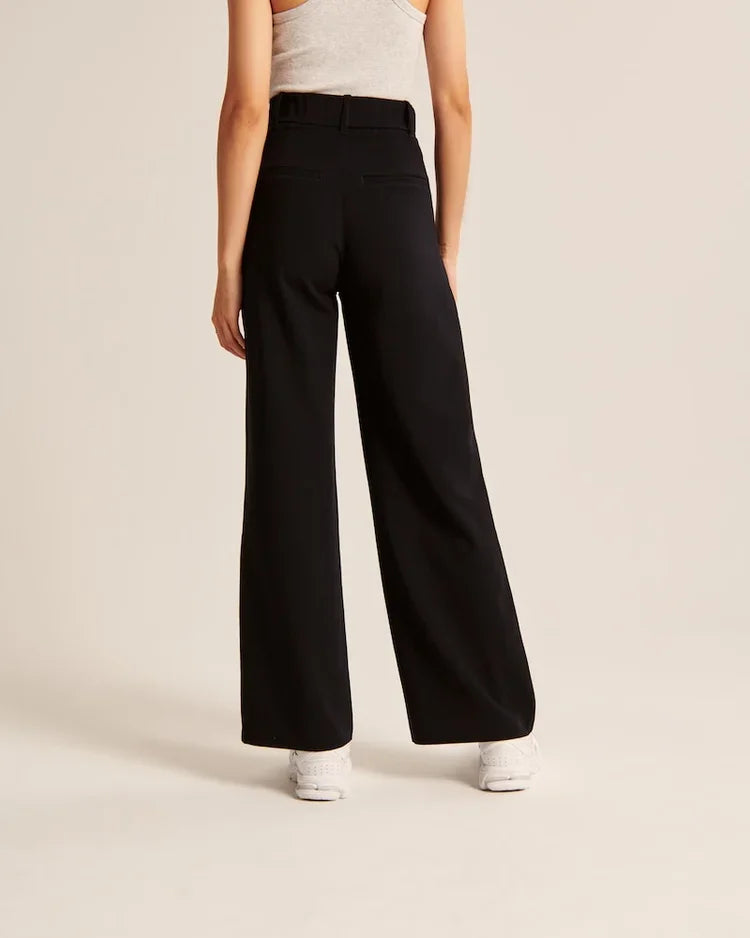 Wide Leg Broek | High Waist | Chic en Comfortabel