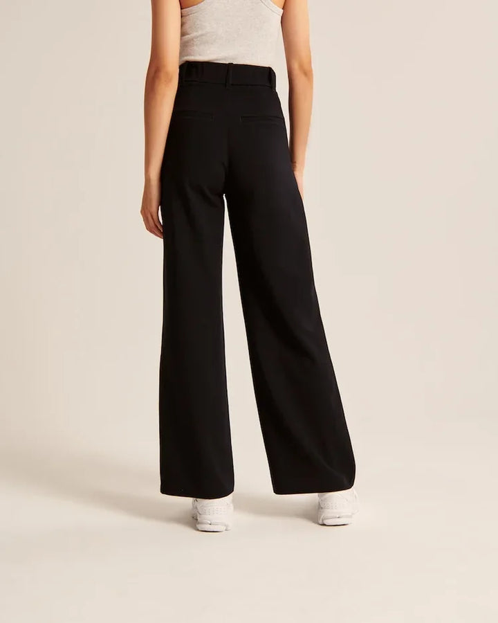 Wide Leg Broek | High Waist | Chic en Comfortabel