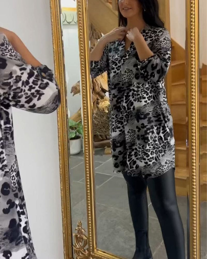 Tuniek Blouse | Panterprint & Losvallend | Trendy en Comfortabel