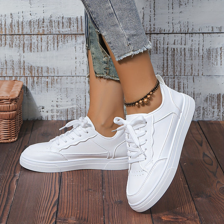Witte Sneakers | Minimalistisch & Comfortabel | Perfect voor Elke Dag
