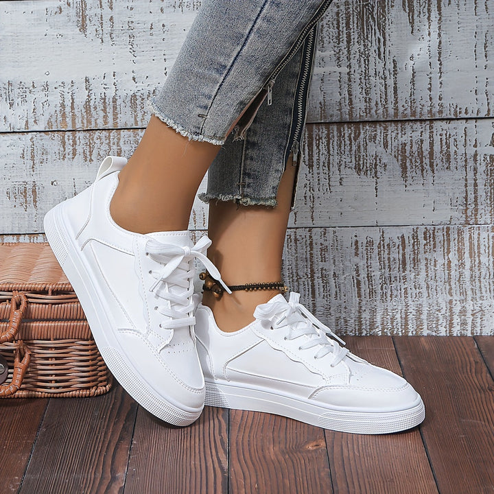 Witte Sneakers | Minimalistisch & Comfortabel | Perfect voor Elke Dag