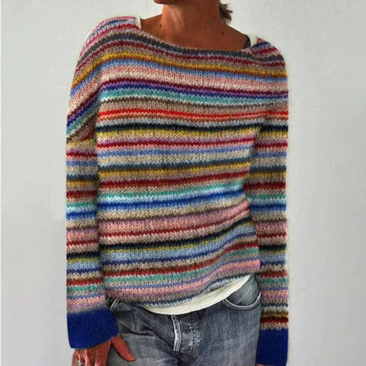 SILVIA – Retro Herfsttrui | Warme & Comfortabele Stijl | Perfect voor de Herfst