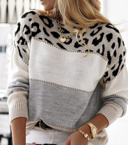 Lela Trui | Trendy Luipaardprint | Stijlvol & Comfortabel