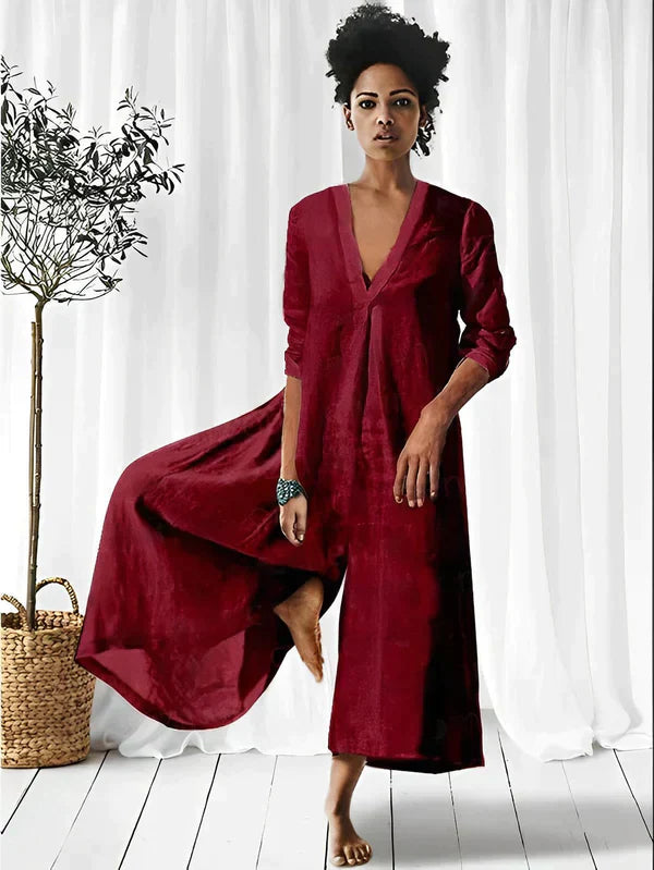 Boho Jumpsuit | Luchtig & Elegant | Perfect voor Zomer & Loungewear