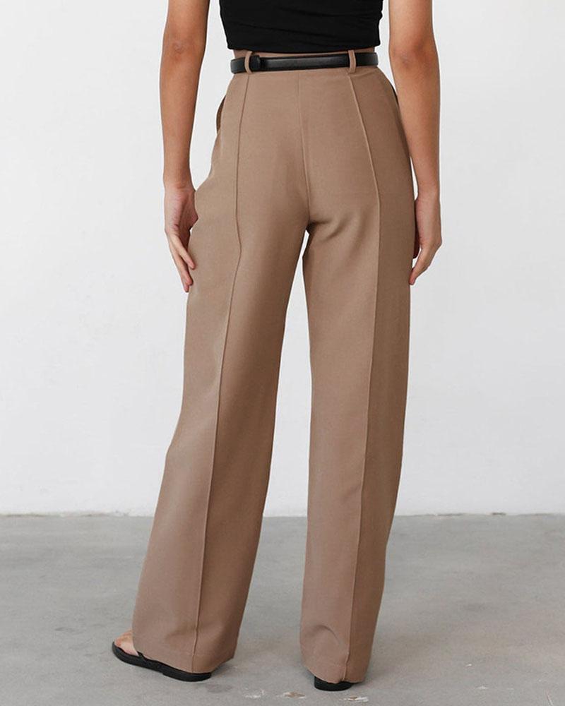 Wide Leg Broek | Hoge Taille | Tijdloos en Elegant