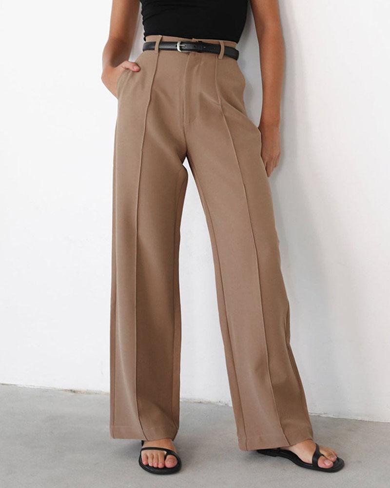 Wide Leg Broek | Hoge Taille | Tijdloos en Elegant