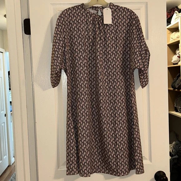 Chique Tuniekjurk | Hoge Hals & Asymmetrische Split | Elegante Look