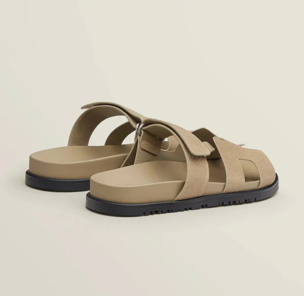 Marrel Luxe Sandalen | Premium Leer & Verstelbare Gesp | Comfortabele Zomerschoen